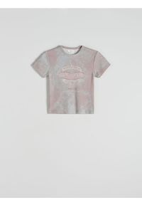 Reserved - T-shirt z nadrukiem - wielobarwny. Materiał: bawełna, dzianina. Wzór: nadruk