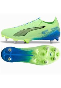 Puma - Buty piłkarskie PUMA Ultra 5 Ultimate MxSG. Kolor: zielony, wielokolorowy, niebieski, żółty. Sport: piłka nożna #2