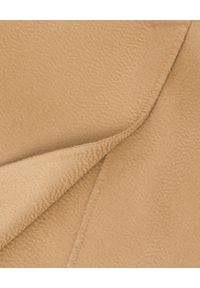 JENESEQUA - Beżowy wełniany płaszcz. Kolor: beżowy. Materiał: wełna. Wzór: aplikacja. Styl: klasyczny #3