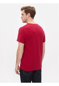 TOMMY HILFIGER - Tommy Hilfiger T-Shirt Tommy Logo Tee MW0MW11797 Czerwony Regular Fit. Kolor: czerwony. Materiał: bawełna #3