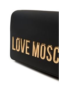 Love Moschino - LOVE MOSCHINO Torebka JC4103PP0NKD0000 Czarny. Kolor: czarny. Materiał: skórzane #4