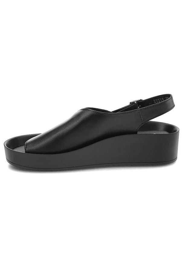 Czarne Sandały Nessi Wygodne Modne Buty Damskie. Kolor: czarny