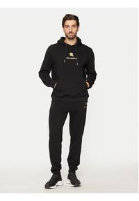 Karl Lagerfeld - KARL LAGERFELD Bluza 705460 551900 Czarny Regular Fit. Typ kołnierza: dekolt w karo. Kolor: czarny. Materiał: bawełna #3