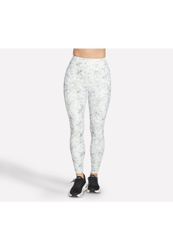 skechers - Leginsy Damskie Skechers. Kolor: biały