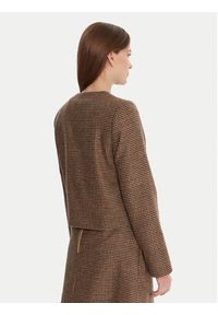 Barbour Marynarka LTA0126BR51 Brązowy Regular Fit. Kolor: brązowy. Materiał: wełna #3