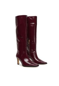MICHAEL Michael Kors Kozaki Darrah 40F5DRMB5A Czerwony. Kolor: czerwony. Materiał: skóra, lakier