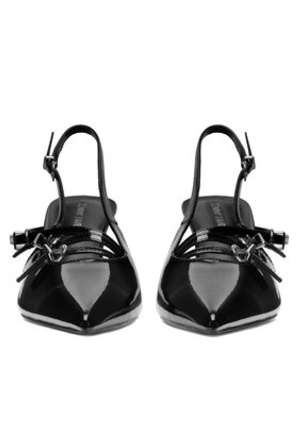 Jenny Fairy Czółenka HY91328-1 Czarny. Kolor: czarny. Materiał: syntetyk