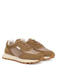 Liu Jo Sneakersy Running 02 7G5027 PX380 Beżowy. Kolor: beżowy. Materiał: skóra, zamsz. Sport: bieganie #2