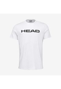 Head - Koszulka z krótkim rękawem dziecięca CLUB BASIC. Kolor: biały. Materiał: bawełna, jersey, materiał, poliester. Długość rękawa: krótki rękaw. Długość: krótkie