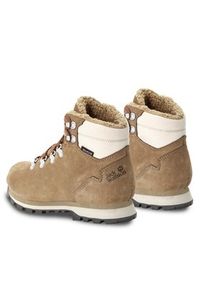 Jack Wolfskin Trekkingi Thunder Bay Texapore Mid W 4053681 Brązowy. Kolor: brązowy. Materiał: nubuk, skóra