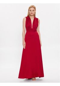Marciano Guess Sukienka wieczorowa 3YGK10 9444Z Czerwony Flared Fit. Kolor: czerwony. Materiał: syntetyk. Styl: wizytowy #1