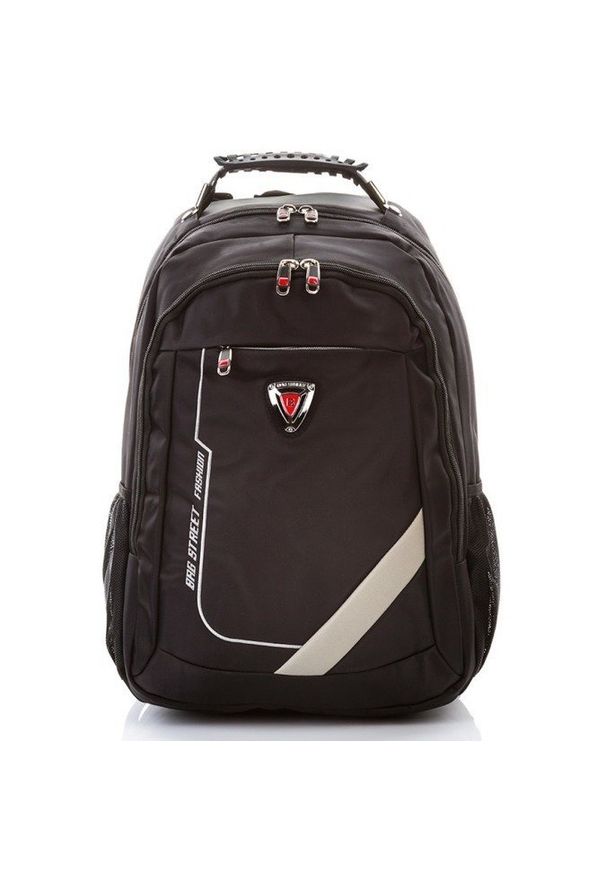 BAG STREET - Plecak miejski na laptopa Bag Steet 4060-1 czarny. Kolor: czarny. Materiał: materiał