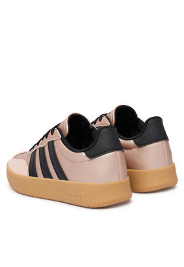 Adidas - adidas Sneakersy Barreda JP5958 Różowe złoto. Kolor: różowy, złoty, wielokolorowy. Materiał: skóra