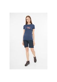 Koszulka turystyczna damska Viking Lenta Bamboo. Kolor: niebieski #1