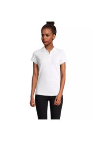 SOL'S - Damska koszulka polo Sol's Prime. Typ kołnierza: polo. Kolor: wielokolorowy, biały, czarny. Styl: elegancki #1