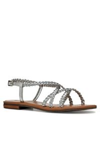 Geox Sandały D Sozy S D55LXD 000KY C1007 Srebrny. Kolor: srebrny. Materiał: skóra #3