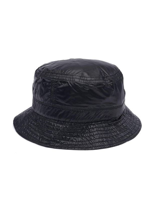 FLEXFIT - Nylonowa Lekka Czapka Z Daszkiem. Kolor: czarny. Materiał: nylon