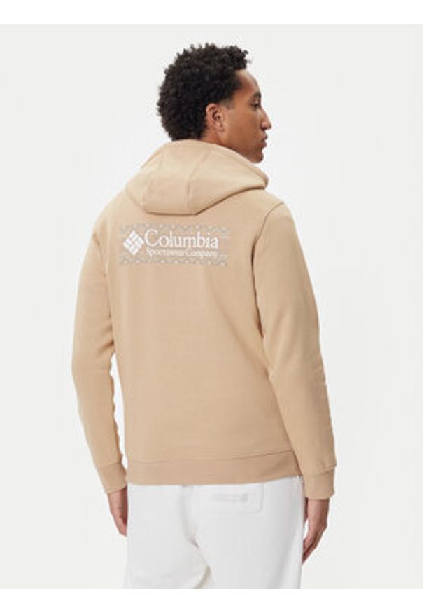 columbia - Columbia Bluza 2137182 Beżowy Regular Fit. Kolor: beżowy. Materiał: syntetyk