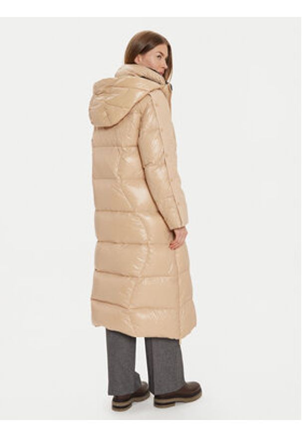 ViCOLO Kurtka puchowa TS0025 Beżowy Regular Fit. Kolor: beżowy. Materiał: syntetyk