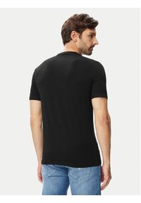 Guess T-Shirt M4YI38 J1314 Czarny Slim Fit. Kolor: czarny. Materiał: bawełna #4