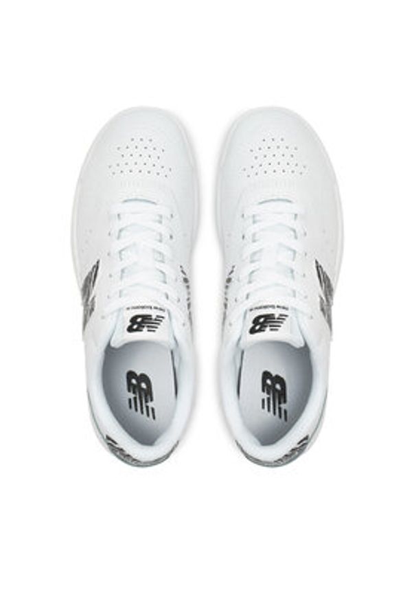 New Balance Sneakersy BBW80APB Biały. Kolor: biały. Materiał: skóra, zamsz