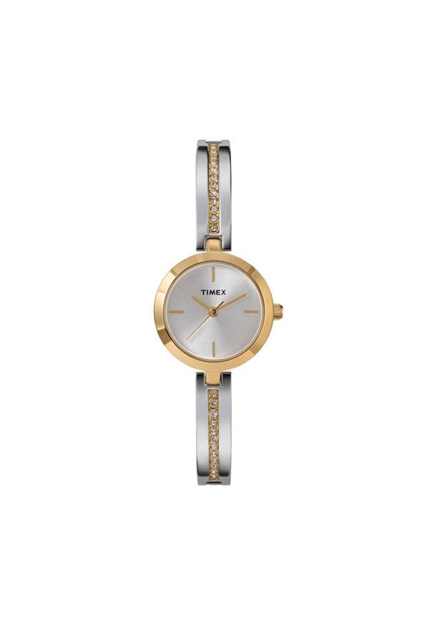 Timex Zegarek Main Street TW2W96200 Złoty. Kolor: złoty. Styl: street
