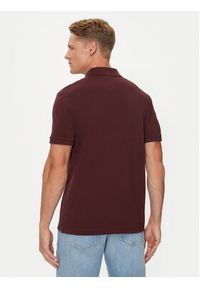 Lacoste Polo PH4012 Bordowy Slim Fit. Typ kołnierza: polo. Kolor: czerwony. Materiał: bawełna