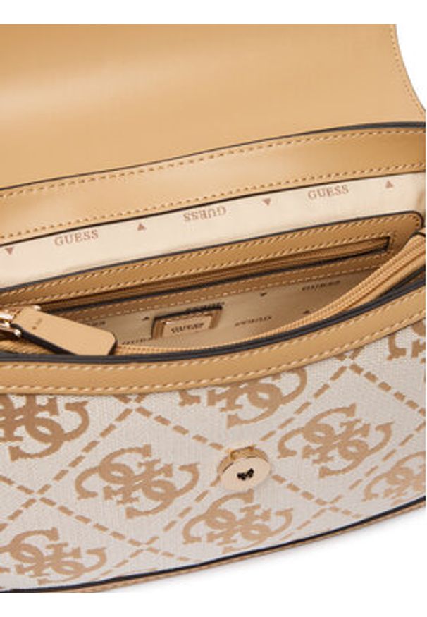 Guess Torebka HWJG97 55210 Beżowy. Kolor: beżowy. Materiał: skórzane