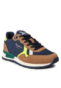 Pepe Jeans Sneakersy PBS30576 Brązowy. Kolor: brązowy #7