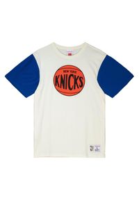 Mitchell & Ness - Koszulka New York Knicks NBA Color Blocked. Kolor: biały, beżowy, wielokolorowy. Sport: koszykówka #1