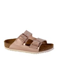 Klapki dla dzieci Birkenstock Arizona. Zapięcie: bez zapięcia. Kolor: biały. Materiał: guma, skóra, syntetyk, materiał #2