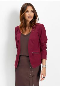 bonprix - Żakiet. Kolor: czerwony. Styl: elegancki #1