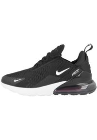 Buty do chodzenia męskie Nike Air Max 270. Zapięcie: sznurówki. Kolor: wielokolorowy, czarny, biały. Materiał: materiał, syntetyk, tkanina. Szerokość cholewki: normalna. Model: Nike Air Max. Sport: turystyka piesza