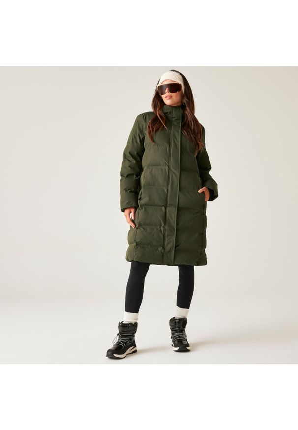DARE 2B - Damska kurtka ocieplana Wander. Kolor: zielony. Materiał: puch. Sport: turystyka piesza