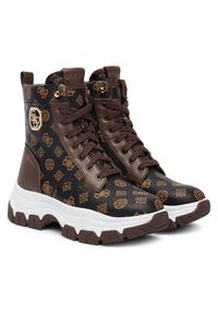 Guess Trzewiki FLFBNZ FAL12 Brązowy. Kolor: brązowy. Materiał: skóra #4