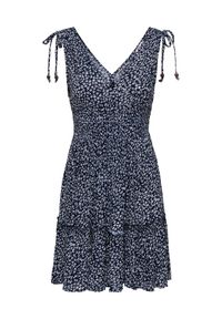 only - ONLY Sukienka letnia Fernanda 15373070 Granatowy Regular Fit. Kolor: niebieski. Materiał: wiskoza. Sezon: lato #1
