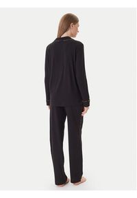 Lauren Ralph Lauren - LAUREN RALPH LAUREN Piżama ILN72467F Czarny Regular Fit. Kolor: czarny. Materiał: wiskoza
