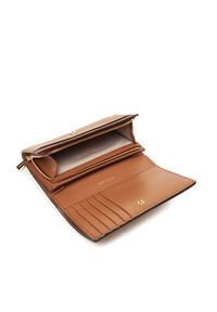 MICHAEL Michael Kors Duży Portfel Damski 32T5GJ6D9L Brązowy. Kolor: brązowy. Materiał: skóra