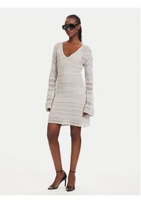 Guess Sukienka dzianinowa W5GK48 Z3E22 Szary Slim Fit. Kolor: szary. Materiał: wiskoza #4