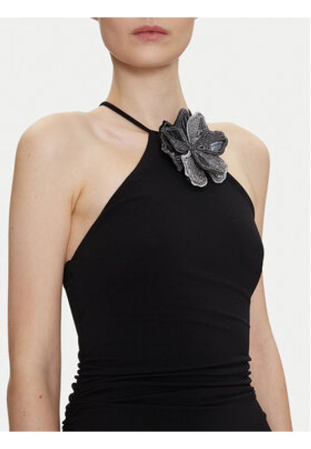 Guess Sukienka wieczorowa W5GK95 KCVG2 Czarny Slim Fit. Kolor: czarny. Materiał: syntetyk. Styl: wizytowy