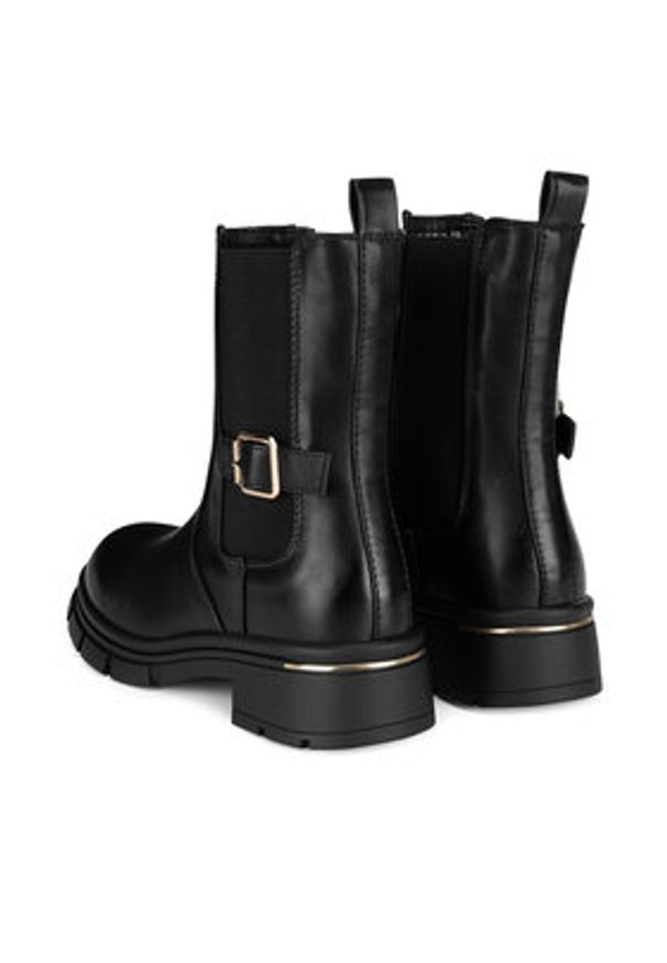 Jenny Fairy Sztyblety HY60187-2 Czarny. Kolor: czarny. Materiał: materiał