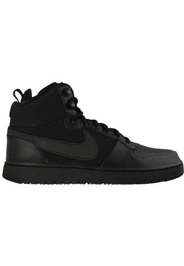 Buty do chodzenia męskie Nike Court Borough Mid Winter. Wysokość cholewki: za kostkę. Zapięcie: sznurówki. Kolor: wielokolorowy, czarny. Materiał: tkanina, materiał, skóra, syntetyk. Szerokość cholewki: normalna. Model: Nike Court. Sport: turystyka piesza