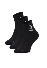 Shaq Skarpety krótkie AS_SHQ_H_001Z_SS25 (3-PACK) Czarny. Kolor: czarny. Materiał: materiał, bawełna