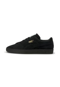 Trampki Puma Suede Classic XXI, Czarny, Mężczyźni. Zapięcie: sznurówki. Kolor: czarny. Materiał: skóra, syntetyk, materiał, tkanina, zamsz. Szerokość cholewki: normalna. Model: Puma Suede. Sport: turystyka piesza