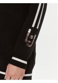 Liu Jo Sport Sweter TF3216 MA63M Czarny Regular Fit. Kolor: czarny. Materiał: wiskoza. Styl: sportowy #2