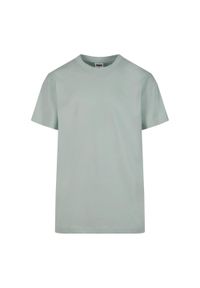 Urban Classics - Koszulka Męska Gładka Taliowana. Kolor: zielony. Wzór: gładki