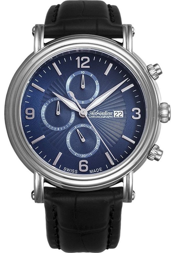 Zegarek Adriatica Zegarek męski Adriatica A1194.5255CH czarny. Kolor: czarny