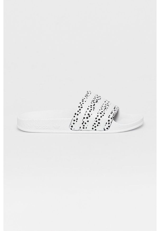 adidas Originals Klapki FX5922 damskie kolor biały. Kolor: biały. Materiał: guma