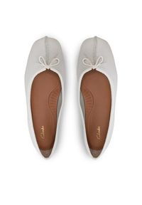 Clarks Baleriny Freckle Ice 203544554 Biały. Kolor: biały. Materiał: skóra #6