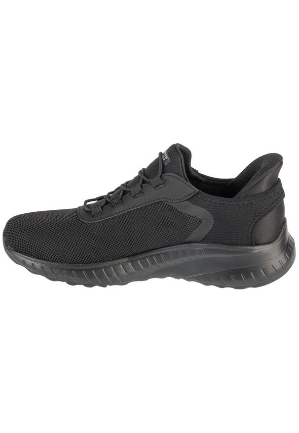 skechers - Buty sportowe Sneakersy męskie, Slip-Ins: Bobs Squad Chaos - Tough Walk. Kolor: czarny. Sport: turystyka piesza